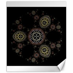 Background Pattern Symmetry Canvas 20  X 24   by Celenk