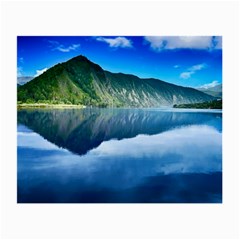 Mountain Water Landscape Nature Small Glasses Cloth