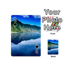 Mountain Water Landscape Nature Playing Cards 54 (mini)  by Celenk