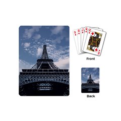 Eiffel Tower France Landmark Playing Cards (mini)  by Celenk