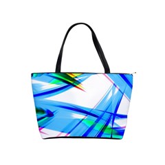 Lines Vibrations Wave Pattern Shoulder Handbags