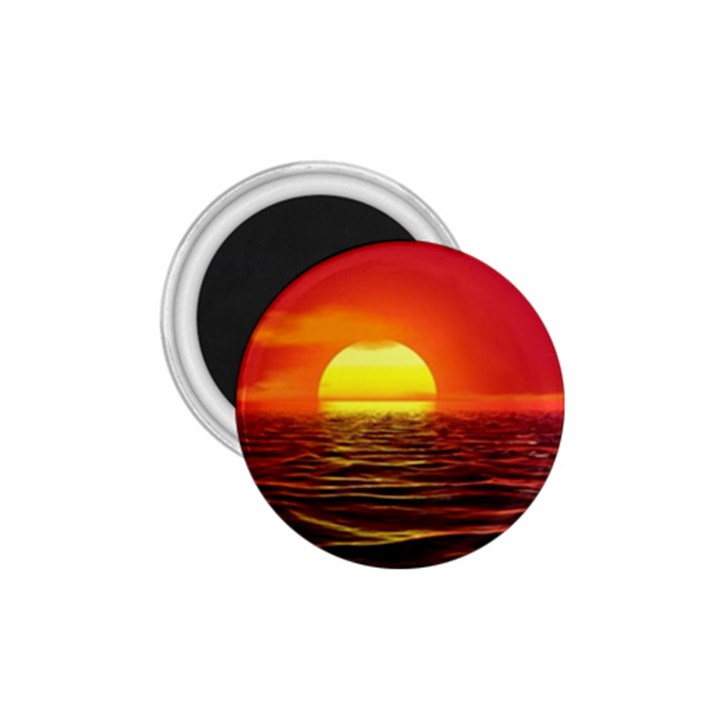 Sunset Ocean Nature Sea Landscape 1.75  Magnets