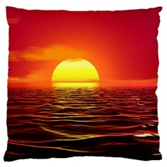 Sunset Ocean Nature Sea Landscape Large Cushion Case (two Sides)