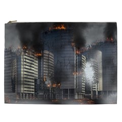 Destruction Apocalypse War Disaster Cosmetic Bag (xxl)  by Celenk