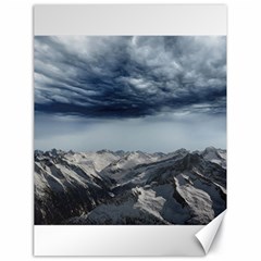 Mountain Landscape Sky Snow Canvas 18  X 24   by Celenk