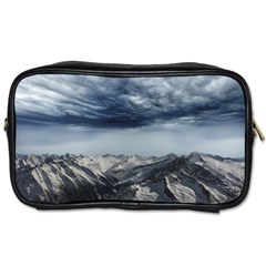 Mountain Landscape Sky Snow Toiletries Bags 2-side by Celenk