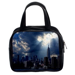 New York America New York Skyline Classic Handbags (2 Sides) by Celenk