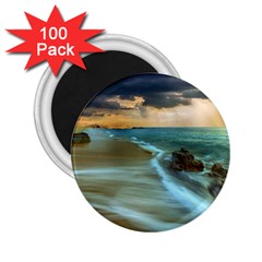 Beach Shore Sand Coast Nature Sea 2 25  Magnets (100 Pack)  by Celenk