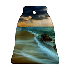 Beach Shore Sand Coast Nature Sea Ornament (bell) by Celenk