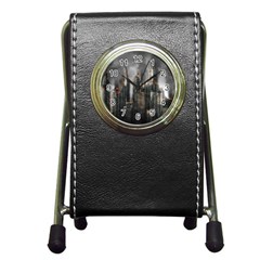 Armageddon Disaster Destruction War Pen Holder Desk Clocks by Celenk