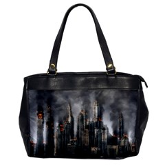 Armageddon Disaster Destruction War Office Handbags by Celenk