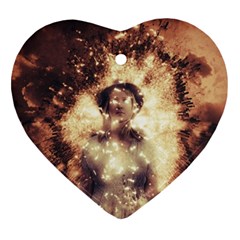 Science Fiction Teleportation Ornament (heart) by Celenk