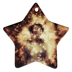 Science Fiction Teleportation Star Ornament (two Sides) by Celenk