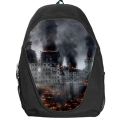 Destruction War Conflict Explosive Backpack Bag by Celenk