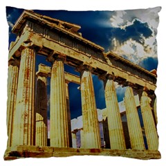 Athens Greece Ancient Architecture Large Cushion Case (one Side) by Celenk