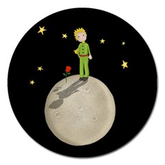 The Little Prince Magnet 5  (round) by Valentinaart