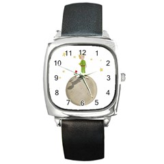 The Little Prince Square Metal Watch by Valentinaart