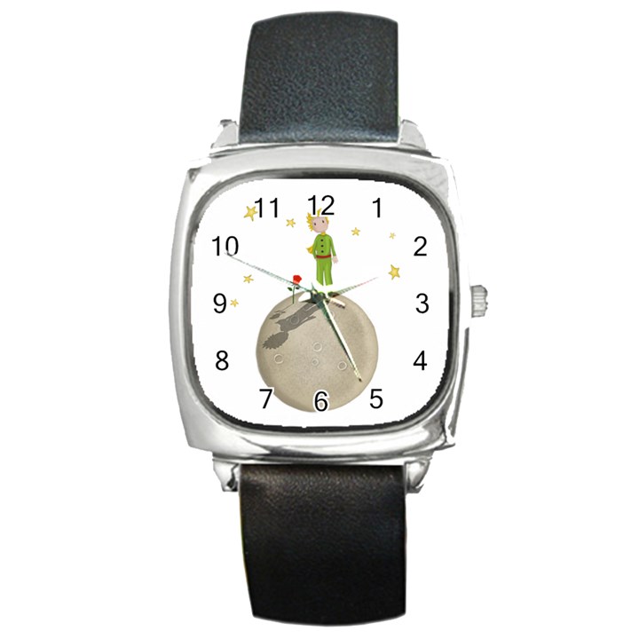 The Little Prince Square Metal Watch