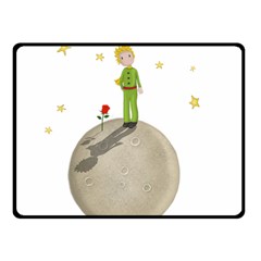 The Little Prince Double Sided Fleece Blanket (small)  by Valentinaart