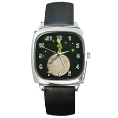 The Little Prince Square Metal Watch by Valentinaart