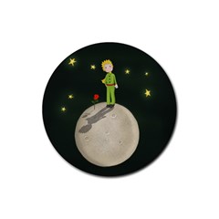 The Little Prince Rubber Round Coaster (4 Pack)  by Valentinaart