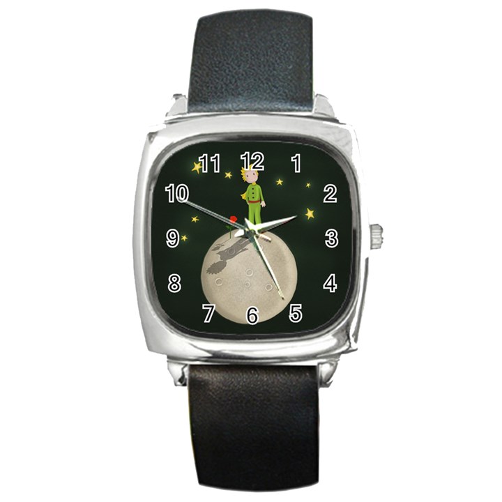 The Little Prince Square Metal Watch