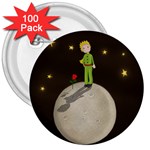 The Little Prince 3  Buttons (100 pack)  Front