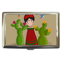 Frida Kahlo Doll Cigarette Money Cases by Valentinaart