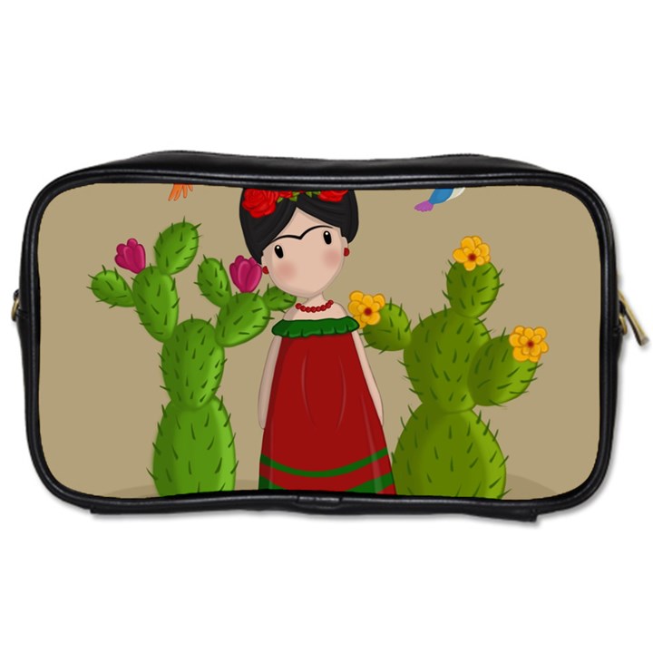 Frida Kahlo doll Toiletries Bags 2-Side