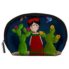 Frida Kahlo Doll Accessory Pouches (large)  by Valentinaart