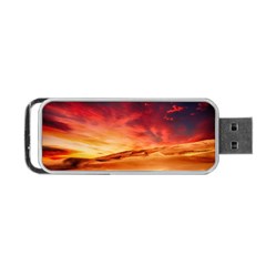 Desert Sand Dune Landscape Nature Portable Usb Flash (two Sides) by Celenk