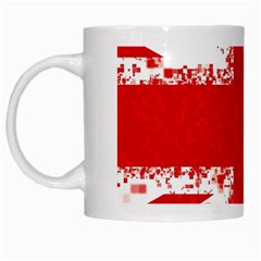 Union Jack London Flag Uk White Mugs by Celenk