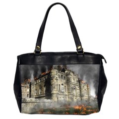 Castle Ruin Attack Destruction Office Handbags (2 Sides)  by Celenk