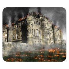 Castle Ruin Attack Destruction Double Sided Flano Blanket (small)  by Celenk