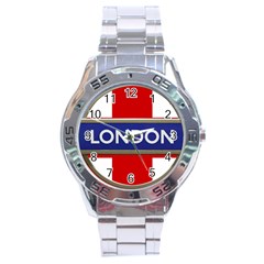 London England Stainless Steel Analogue Watch