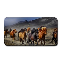 Horses Stampede Nature Running Medium Bar Mats by Celenk