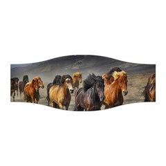 Horses Stampede Nature Running Stretchable Headband by Celenk