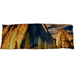 Mountains Landscape Rock Forest Body Pillow Case Dakimakura (two Sides) by Celenk