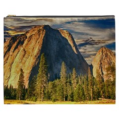 Mountains Landscape Rock Forest Cosmetic Bag (xxxl)  by Celenk