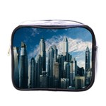 Skyscraper Cityline Urban Skyline Mini Toiletries Bags Front