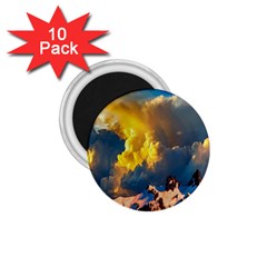 Mountains Clouds Landscape Scenic 1 75  Magnets (10 Pack)  by Celenk