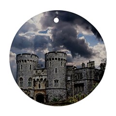 Castle Building Architecture Ornament (Round)