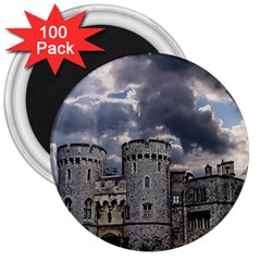 Castle Building Architecture 3  Magnets (100 pack)