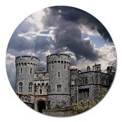 Castle Building Architecture Magnet 5  (Round)