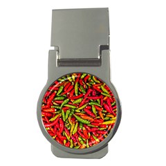 Chilli Pepper Spicy Hot Red Spice Money Clips (round)  by Celenk