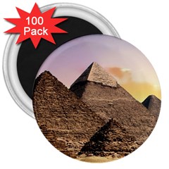 Pyramids Egypt 3  Magnets (100 Pack) by Celenk
