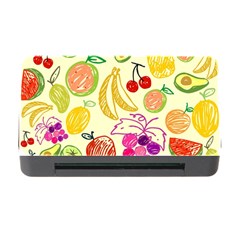 Cute Fruits Pattern Memory Card Reader With Cf by paulaoliveiradesign