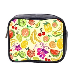 Cute Fruits Pattern Mini Toiletries Bag 2-side by paulaoliveiradesign