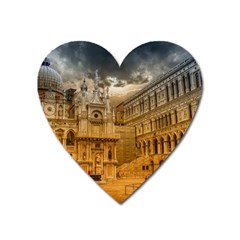 Palace Monument Architecture Heart Magnet by Celenk