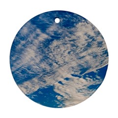 Clouds Sky Scene Round Ornament (two Sides) by Celenk